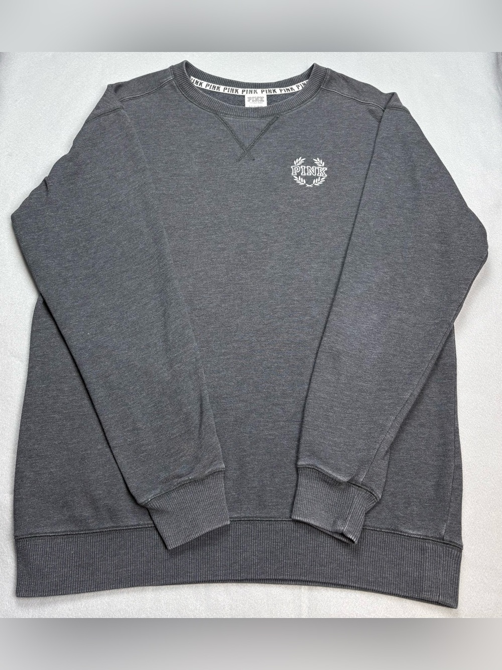 Victoria’s Secret PINK Gray Crewneck Sweatshirt Small